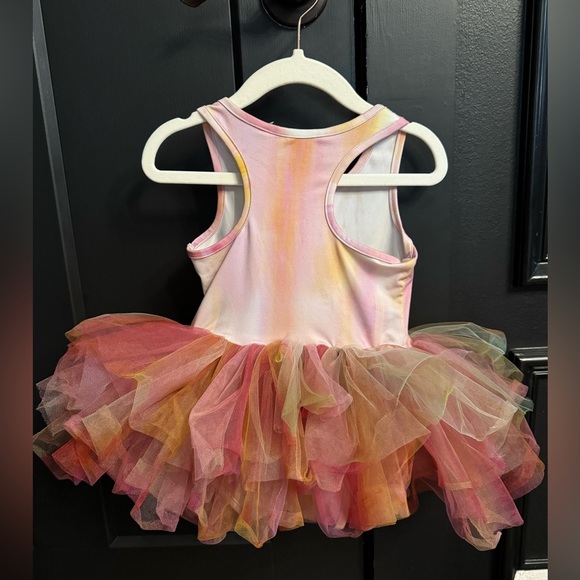 Iloveplum b.a.e. Watercolor tutu dress toddler girls 2T barely worn! - Picture 2 of 4
